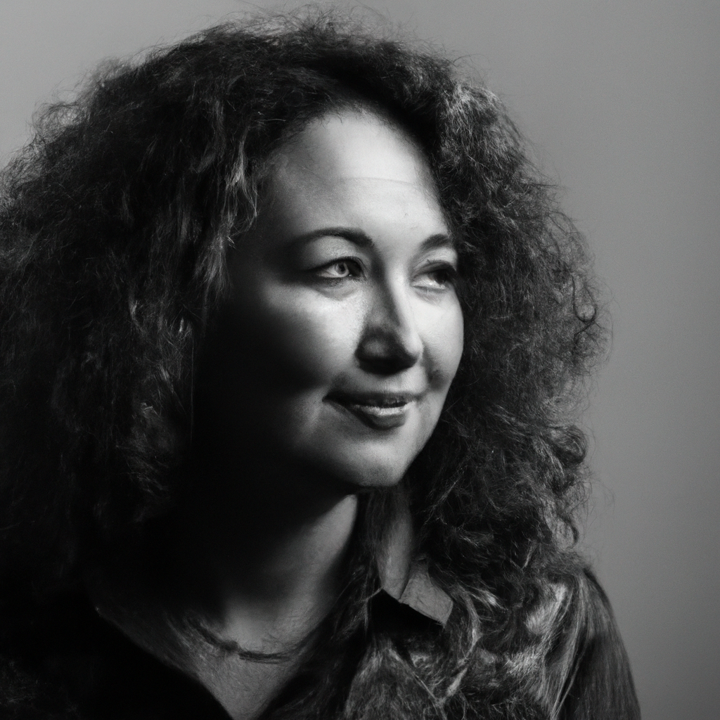 Ana — Directora Creativa de MethodPro Studio, retrato minimalista en luz suave